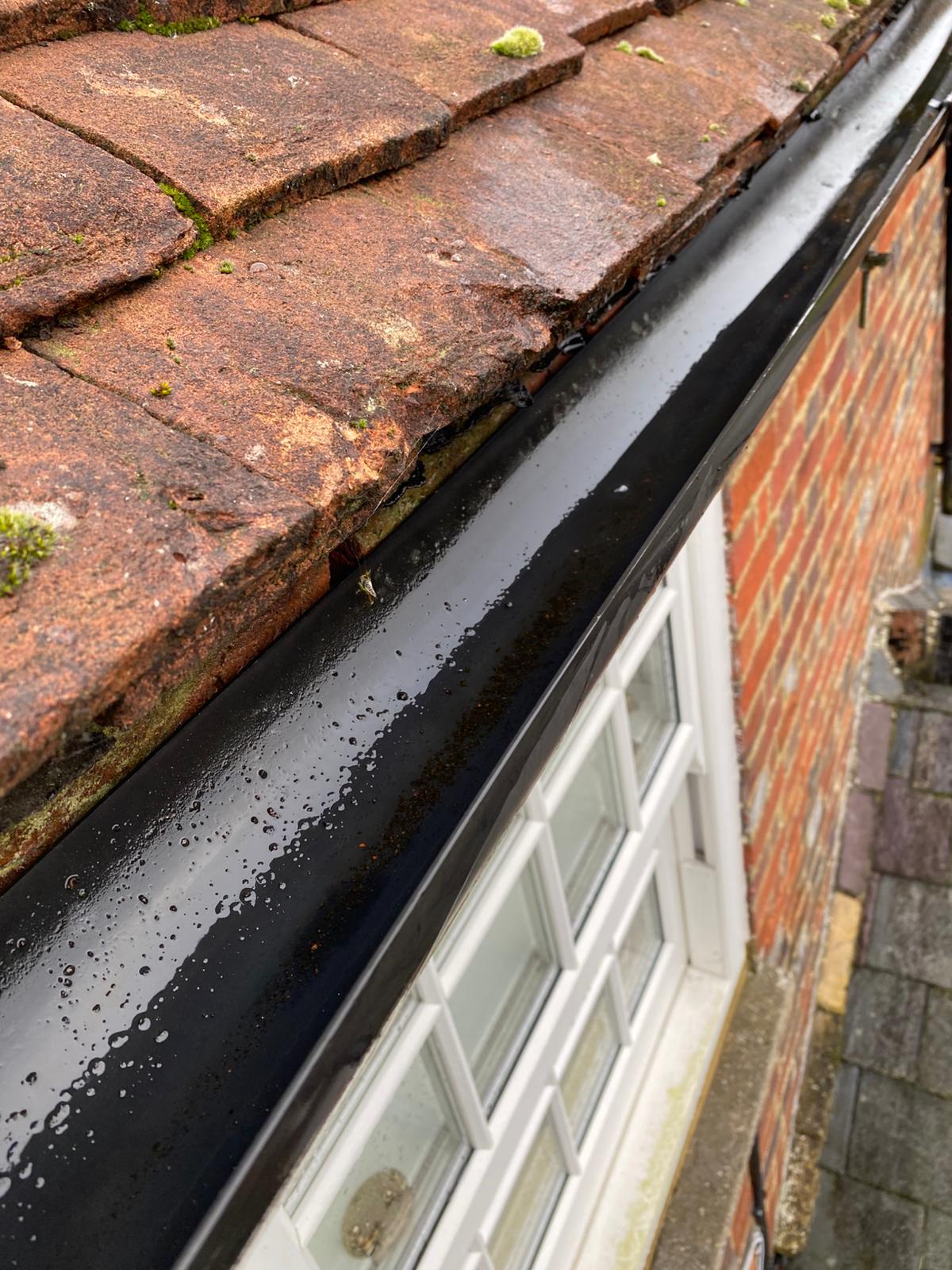 gutter cleared  - Tetsworth Gutter Clearance is the solution!